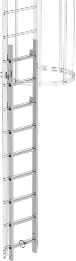 Aluminium-EinstiegsleiterAluminium blank