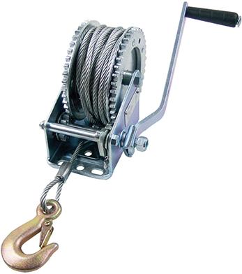 MaKeDO Handwinde univ.,800kg,inkl.10m Drahtseil