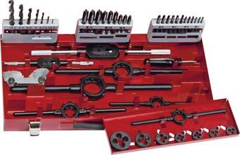 Format Handgewindebohrer-Set DIN352 HSS dampfangelassen M3-12