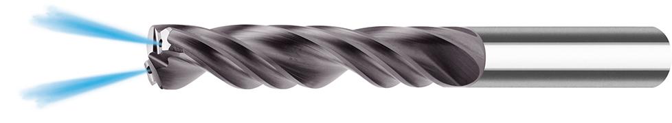 Format Bohrreibahle VHM TiALN Schaft HA 5xD 10,01mm