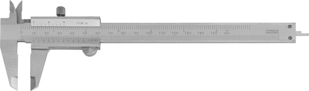 Format Taschenmessschieber Fest-stellung rostfrei 150mm