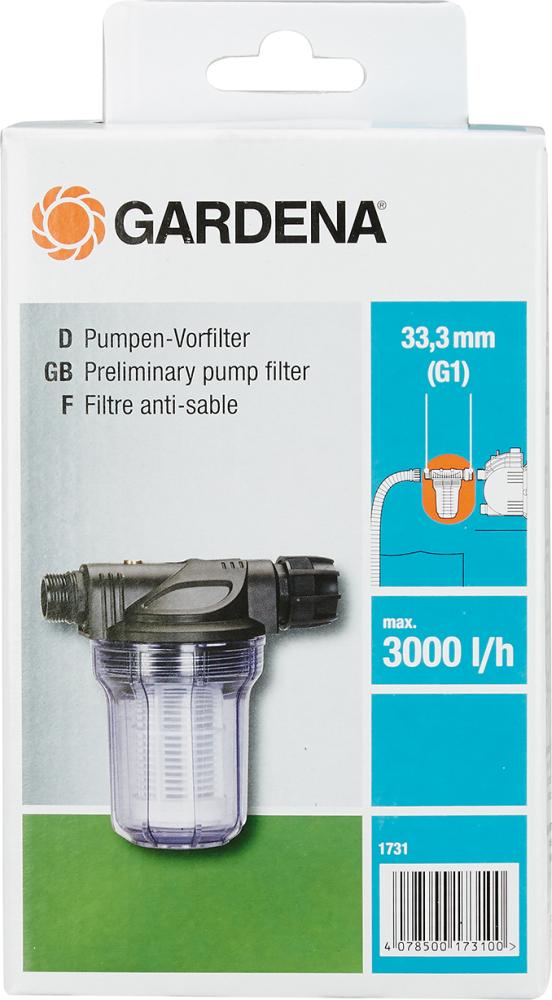 Gardena Pumpen-Vorfilter WD Bis 3.000 L/H