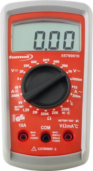 Format Digital-Multimeter 2-600V