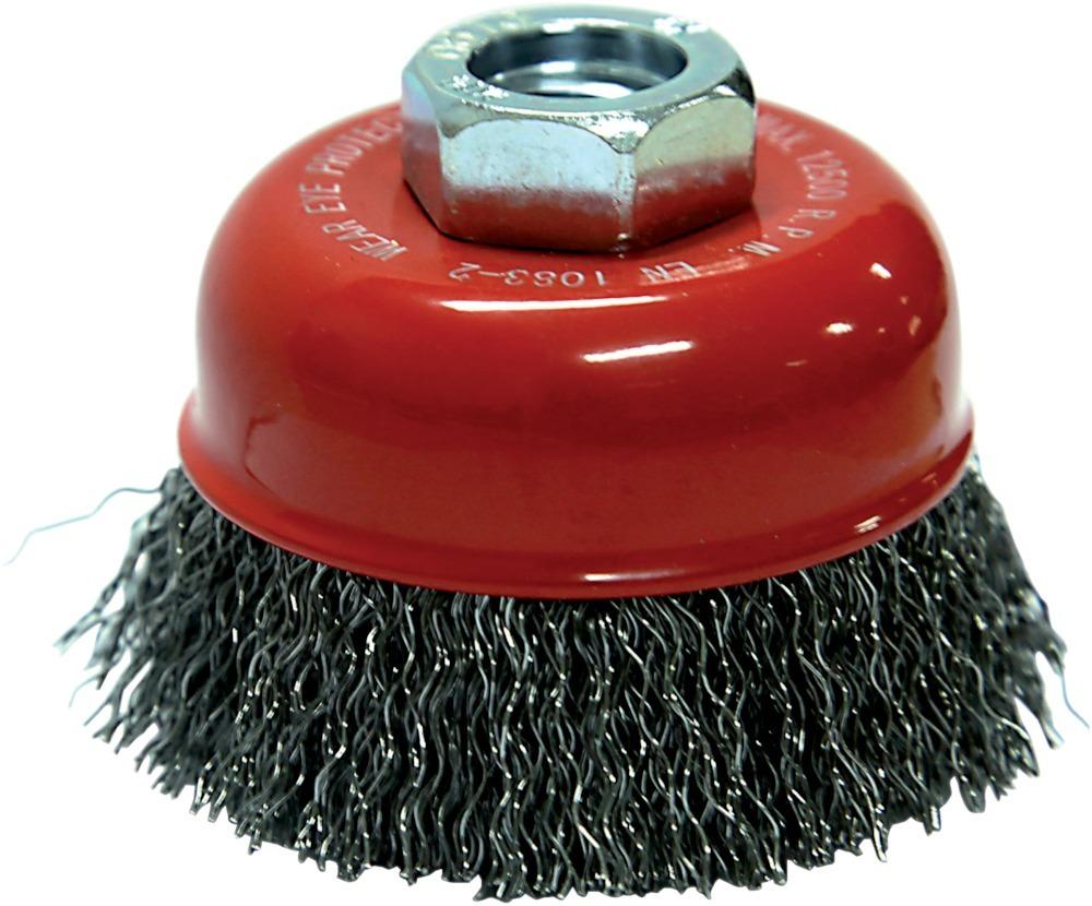 Fortis Topfbürste Edelstahl 60x0,3mm gewellt