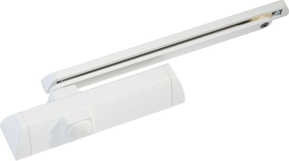 dormakaba OT-Oben-Türschließer, mit Gleitschiene, Gr.EN 3-4, TS 90 Impulse, weiß lackiert