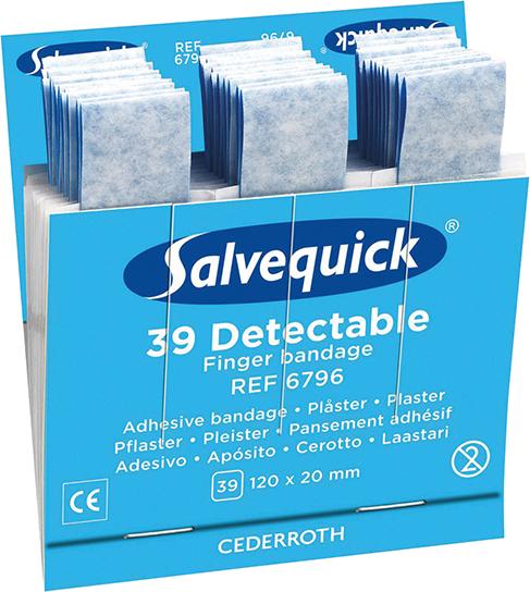 Salvequick Nachf. 39Pfl. detekt.,Fingerverbände