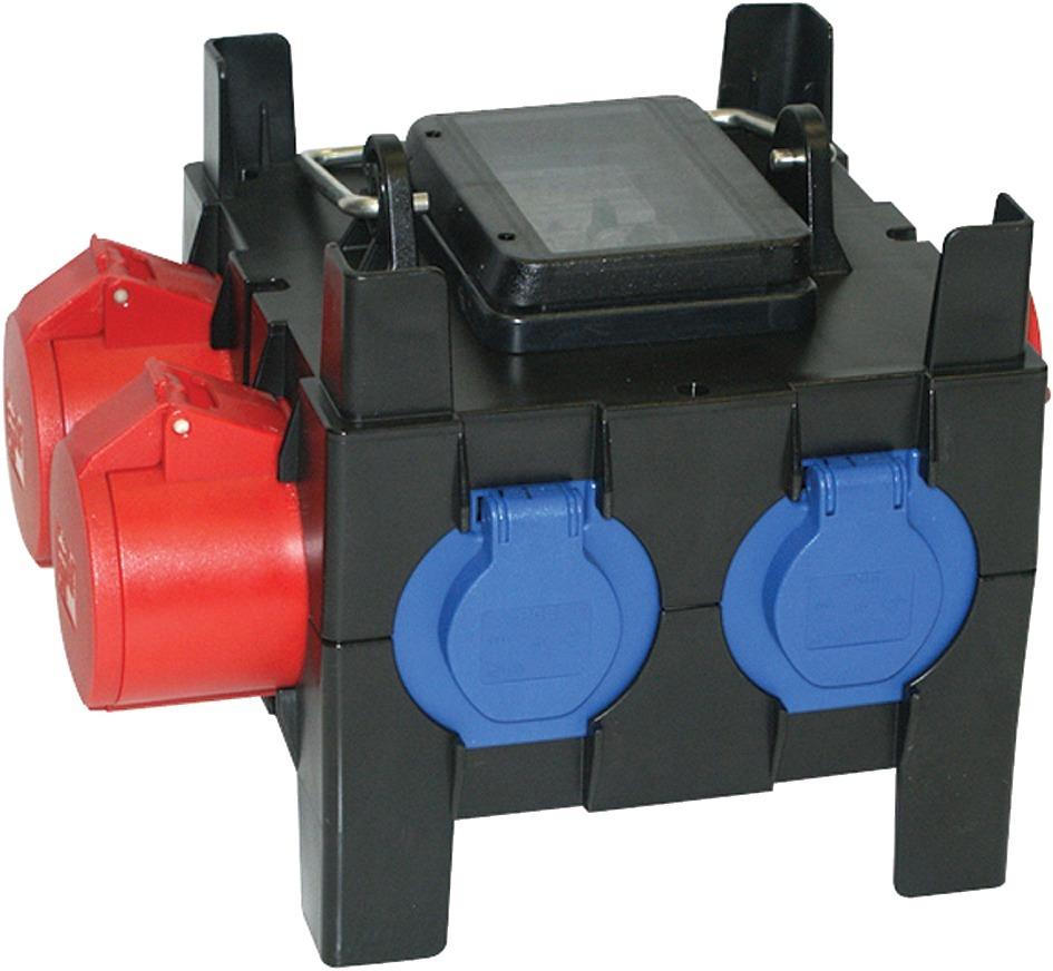 PCE Kunststoff-Steckdosenvereiler M-Imst 16/2-4