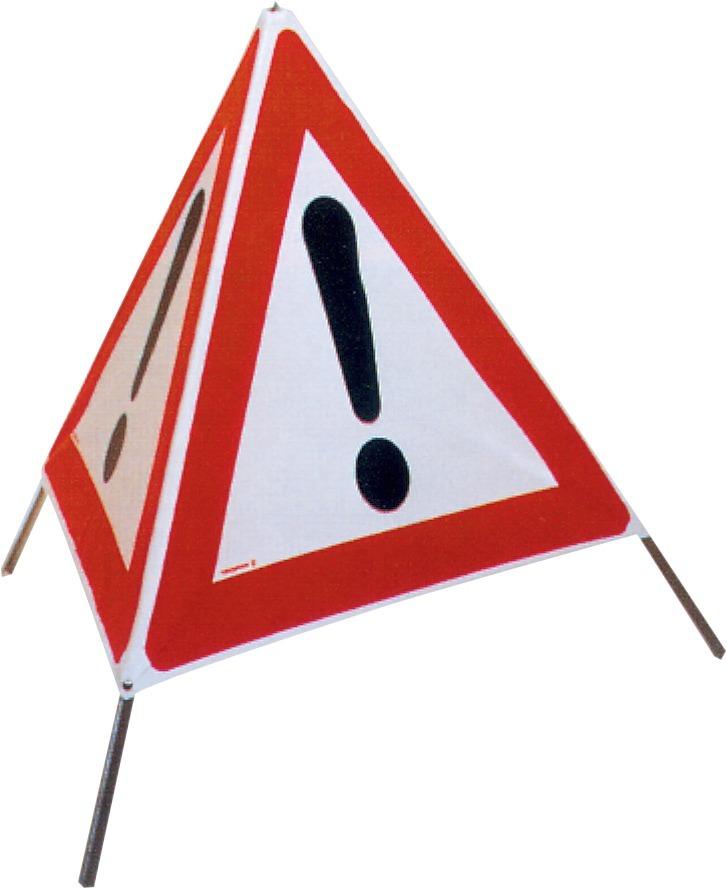 Horizont Faltsignal Typ.70N, 700mmVKZ.101 \"Gefahrenstelle\"