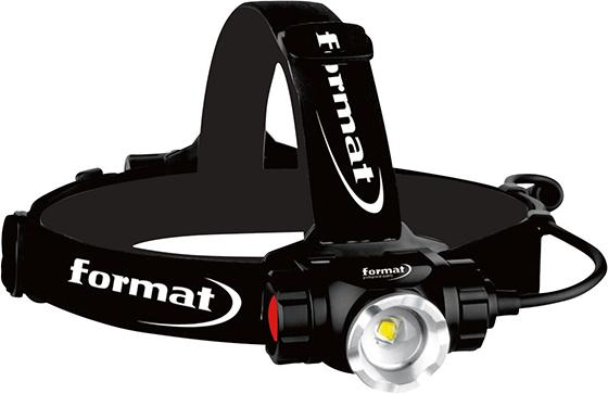 Kopflampe Akku LED 900lm FORMAT