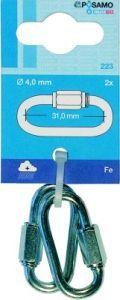 Rapidglieder () galZn 4,0mm a 2 Stk.