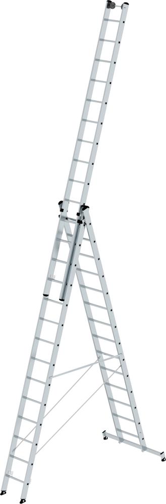 Mehrzweckleiter alu 3x14 Sprossen