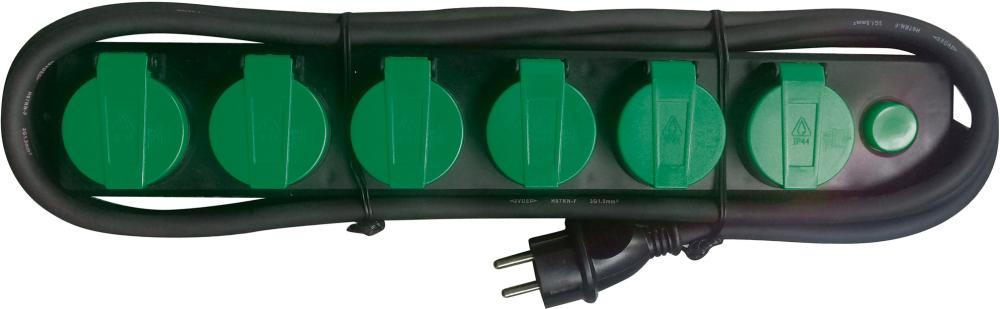 Fortis Steckdosenleiste H07RN 6Fach