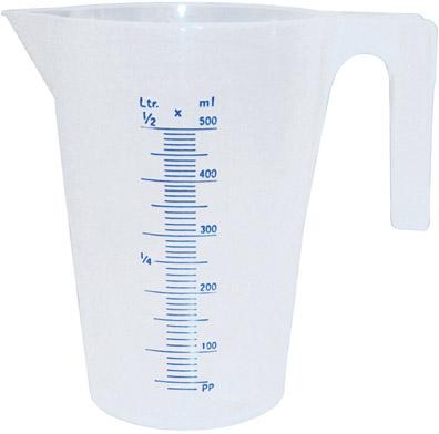 Pressol Messbecher Polypropylen Nenninhalt 1l transparent