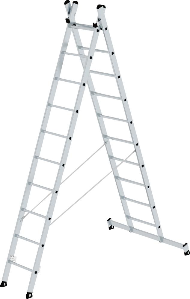 Mehrzweckleiter Alu 2-tlg2x10 Sprossen