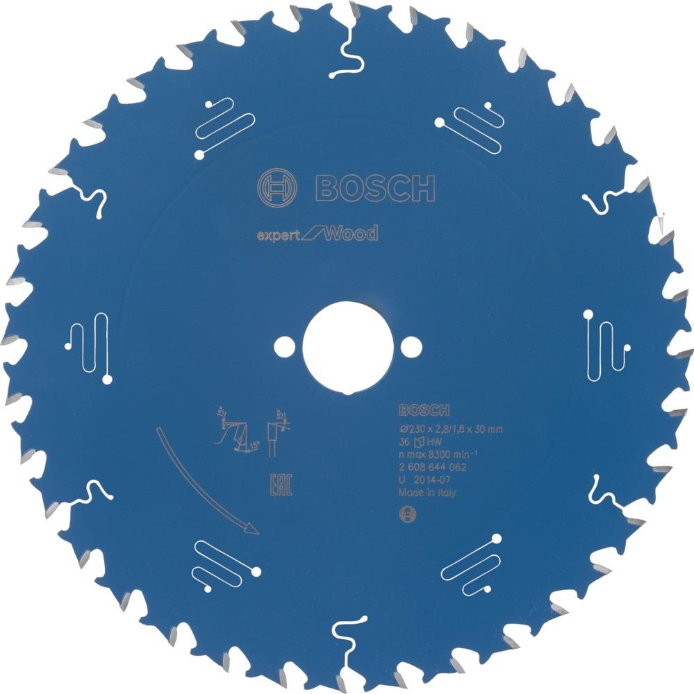 Bosch HW Kreissägeblatt Expert 230x30x2,8 36T