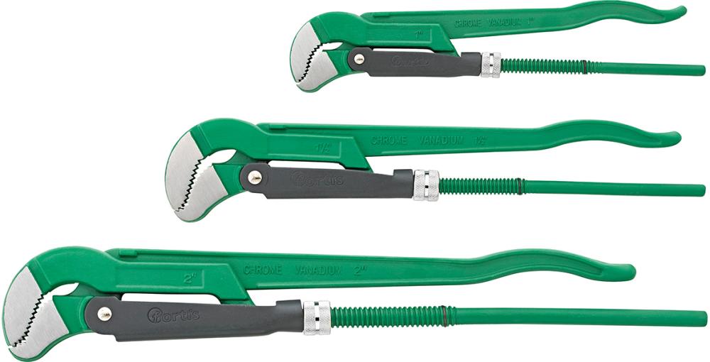 Fortis Eckrohrzangen-Satz 3tlg. 1 2.Z.