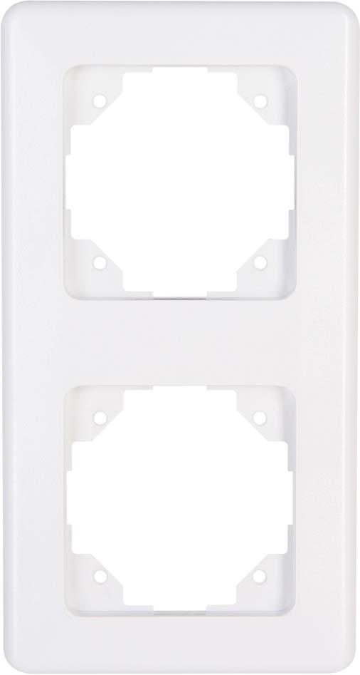 Abdeckrahmen EUROPA 2-fach, arkt., f. senkr./waag. Installation