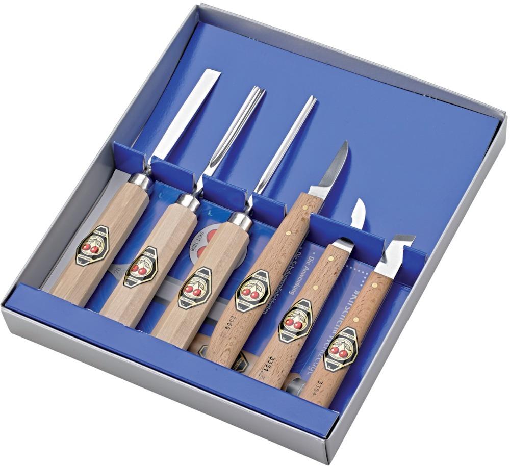 Kirschen Kerbschnitzwerkzeug 6tlg. Nr.3406