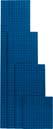 Lochplatte 495x457 mm enzianblau RAL 5010