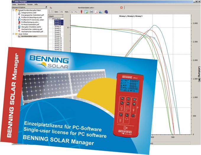 Benning PC-Software SOLAR Manager
