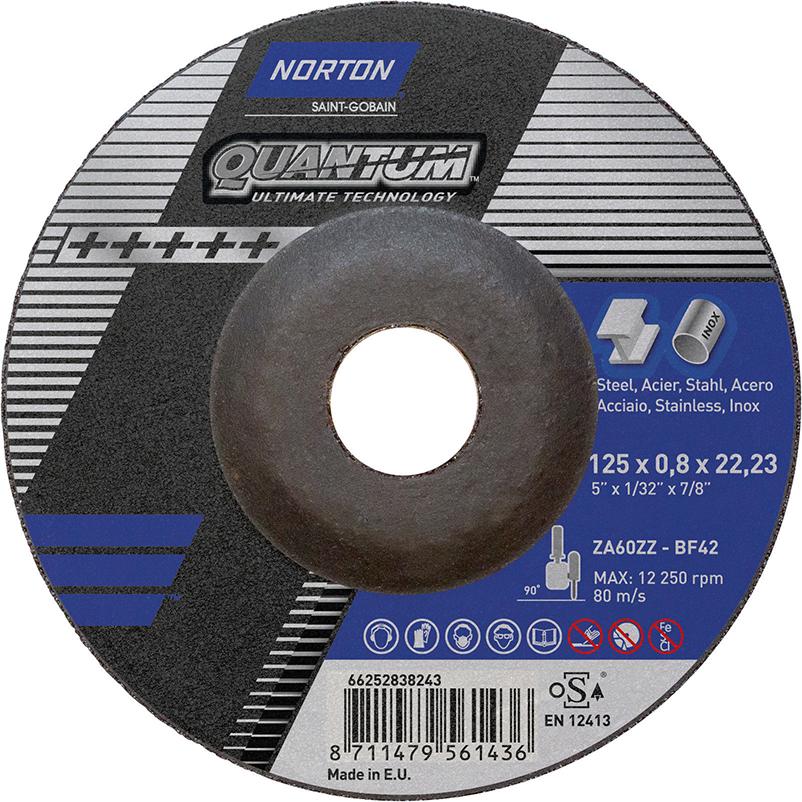 NORTON clipper Trennscheibe Quantum gerade 125x1,3