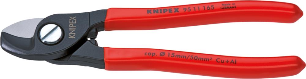 Knipex Kabelschere mit Kunststoff-Griffen 165mm