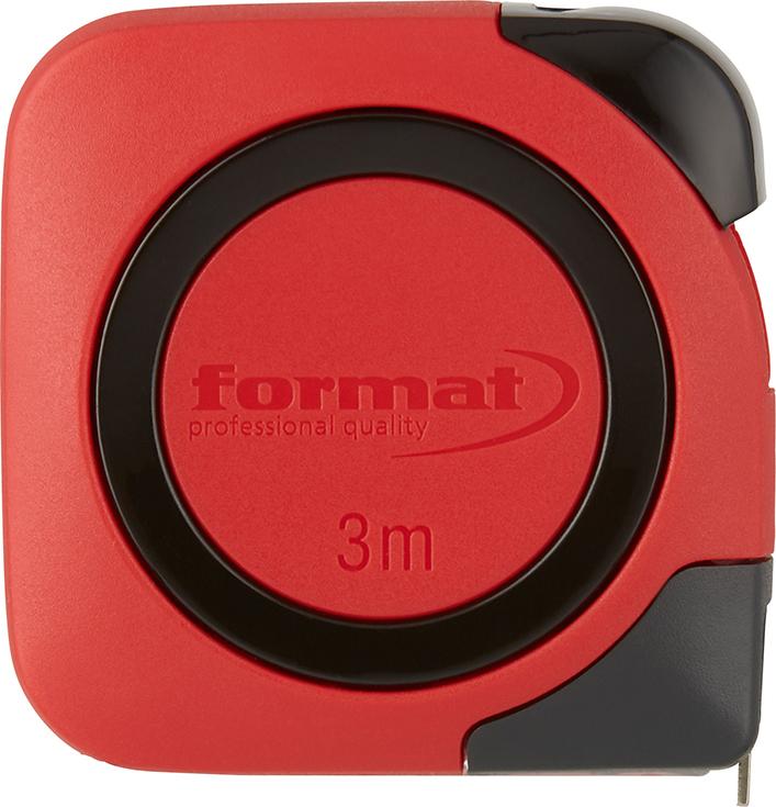 Format Taschenbandmaß 2mx13mm weiß