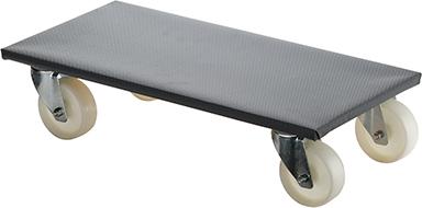 Möbelroller 600x350mm 300 kg Gummi