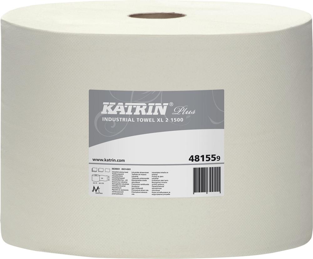 Putzpapier Katrin weiß 26,5x38cm 1500 Blatt 2-l.
