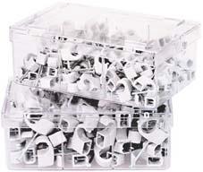 Nagelschelle grau, 7-11mmNagellänge 25mm Profi Pack a 250 Stück