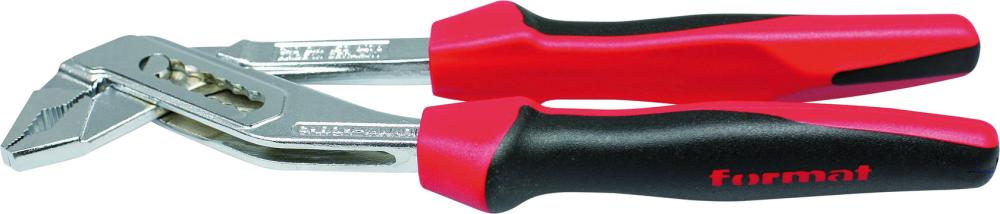 Format Wasserpumpenzange verchromt mit 2-Komponenten-Griffen 240mm