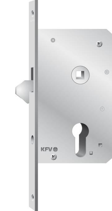 KFV ST-Einsteckschloss 1632, PZ,20x206kt,DL/DR altsilb