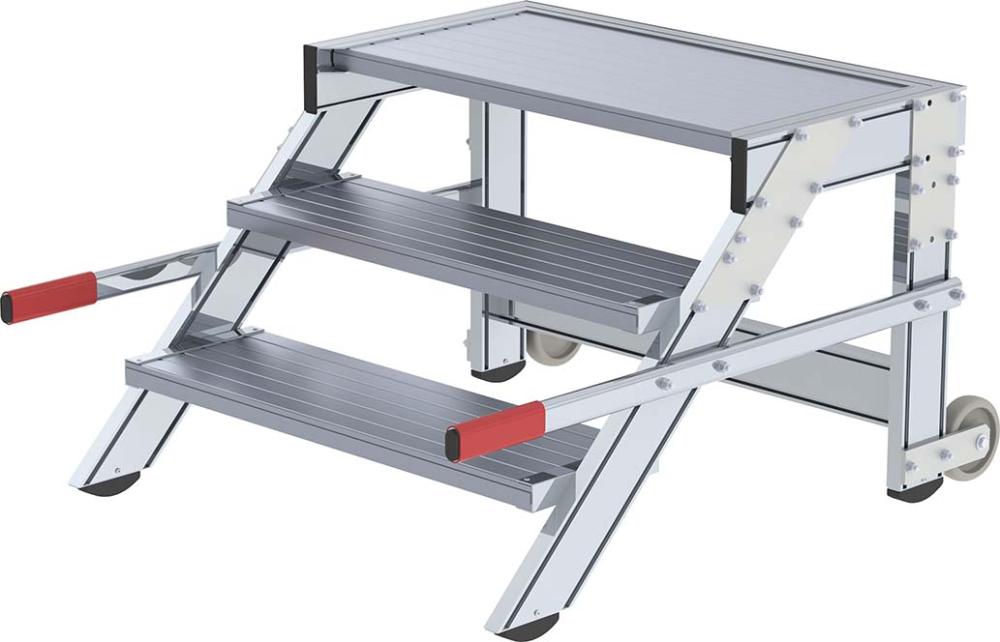 LM-Arbeitspodest fahrbar 3 Stufen, Stuf.be. 800mm