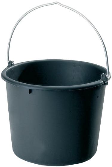 Baueimer Polyethylen-Regenerat schwarz 10 l