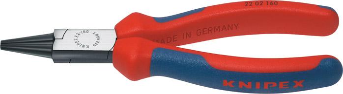 Knipex Rundzange poliert mit Mehrkomponenten-Griffen 140mm