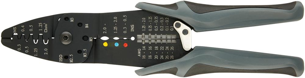 Fortis Crimpzange für isolierte Kabelschuhe 0,5-6qmm