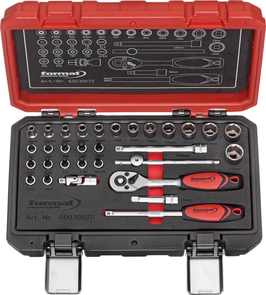 Format Steckschlüssel-Satz 1/4" 31-teilig