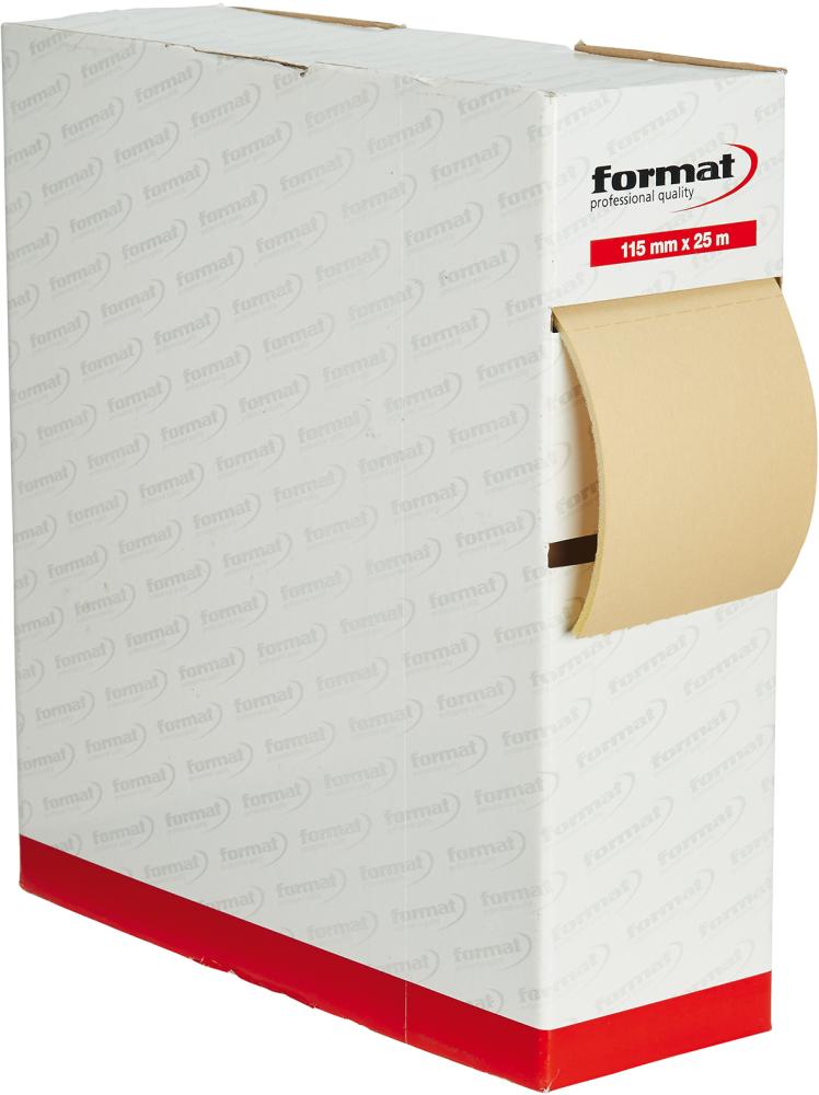 Format Schleifpad 115x125mm K120Sparrolle 25m