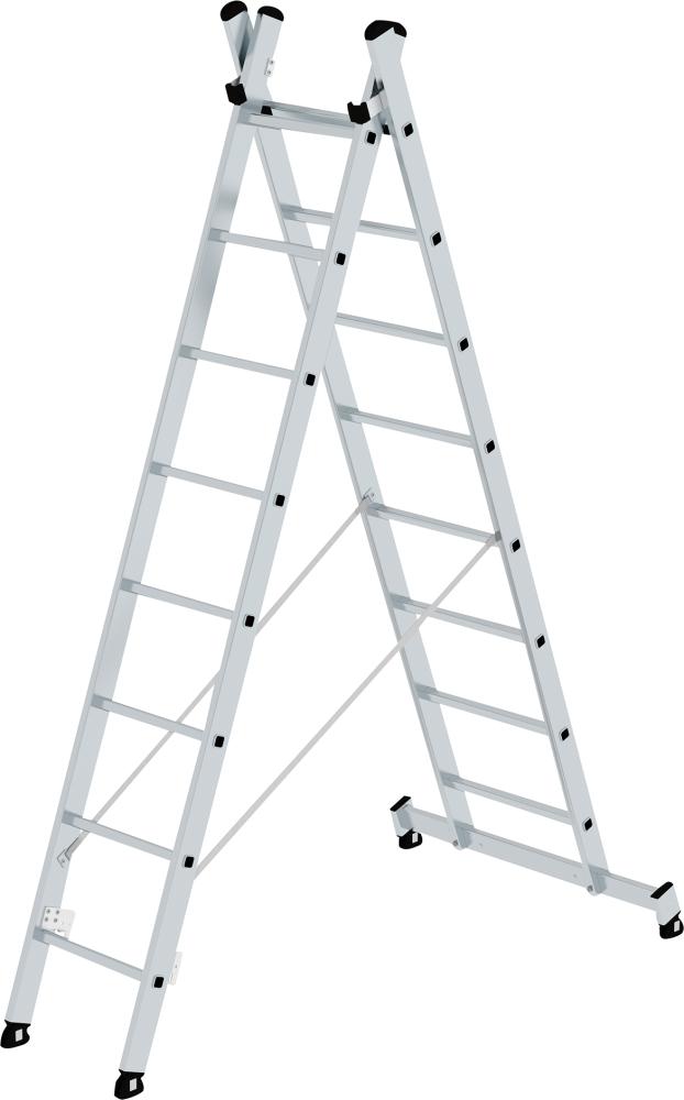 Mehrzweckleiter Alu 2-tlg2x8 Sprossen