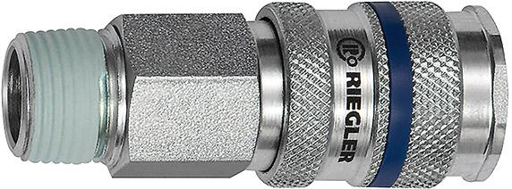 Riegler Schnellverschlusskupplung Stahl NW 7,8 AG R1/2"