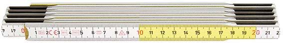 Hultafors Gliedermaßstab Buche 2m gelb-weiss