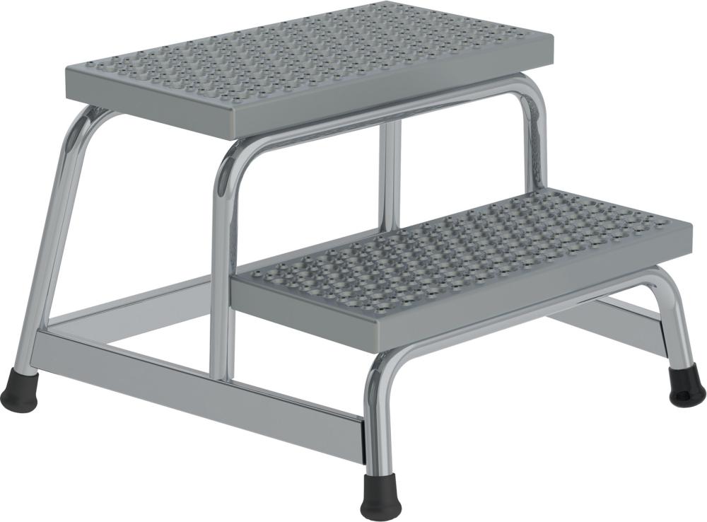 Aluminium Arbeitspodest R 13 starr 2 Stufe