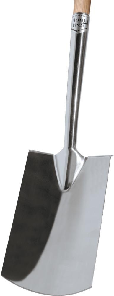 Ideal Gärtnerspaten Edelstahl mit T-Stiel 850 mm Import
