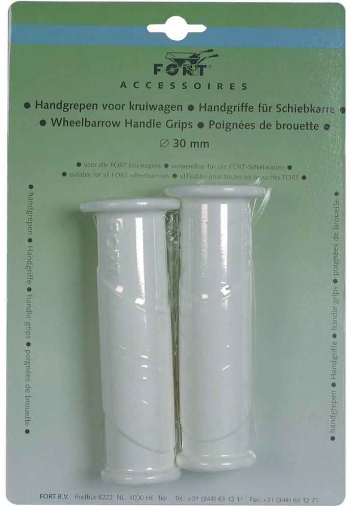 Fort Ersatzgriffe zu Schubkarre weiss 30 mm