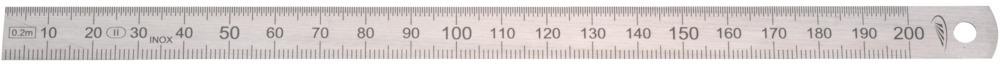 Helios Preisser Biegsamer Stahlmaßstab 1000x20x0,5mm 1/2