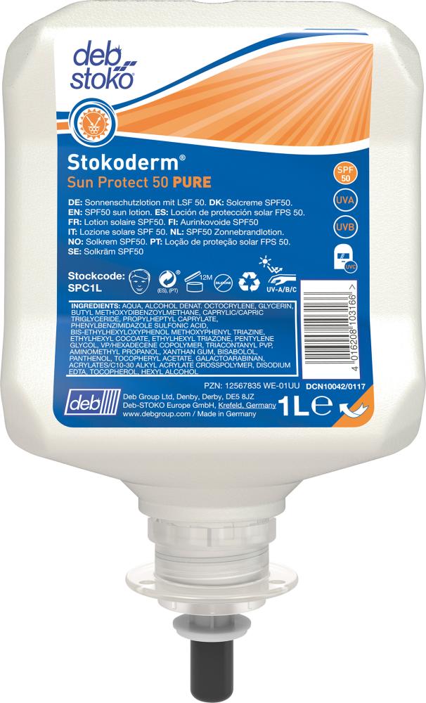 Stokoderm Sun Protect 50 PURE 1 L Kartusche