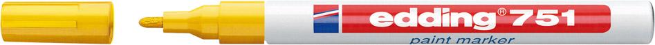 edding Lackmarker 751, 1-2 mm, Farbe: gelb
