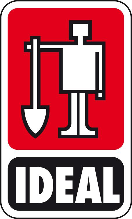 Gabelstiel gebogen T-Stiel 85 cm Schienenzw