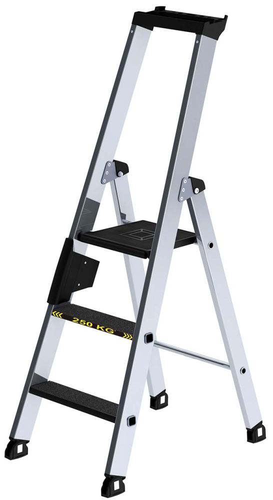 Alu-Stehleiter 250kg m.clip-step R13, 3 Stufen