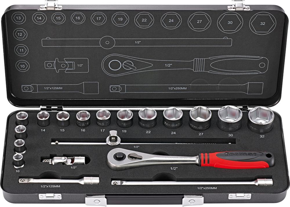 Format Steckschlüssel-Satz 1/2" 19-teilig